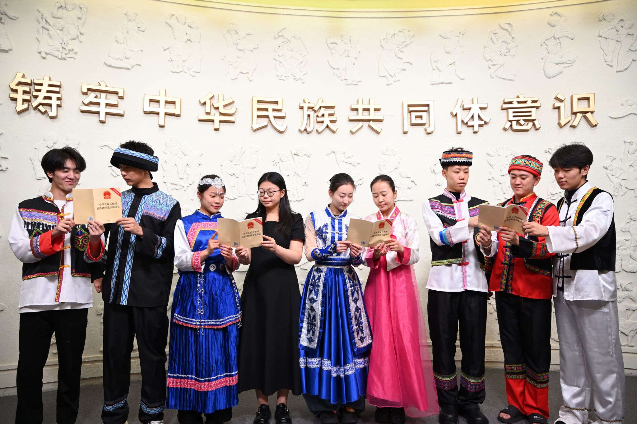 我校各民族学生学习《中华人民共和国民族团结进步促进法》（二）