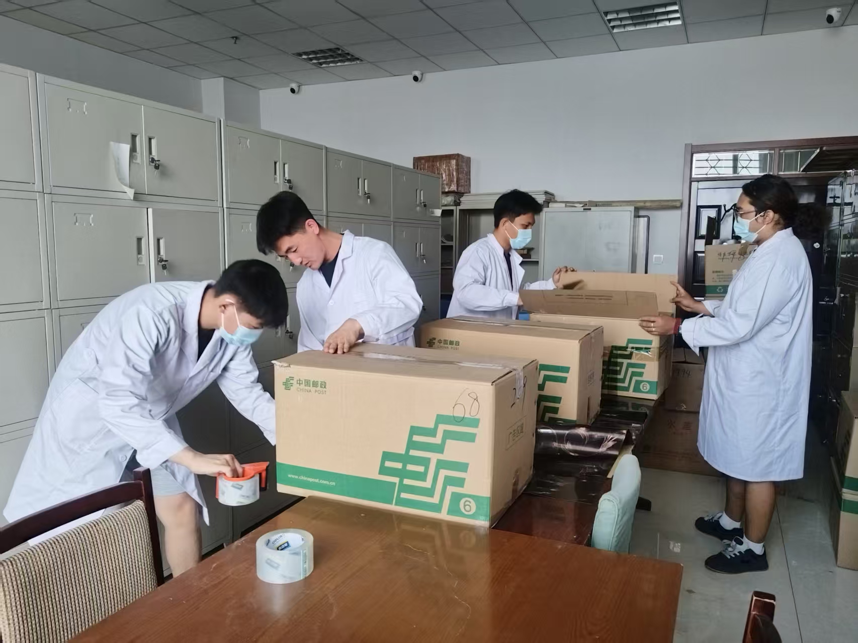 档案学专业学生档案整理实操教研活动